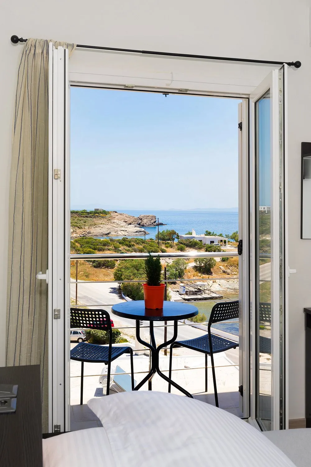 Beautiful sea view at sunset